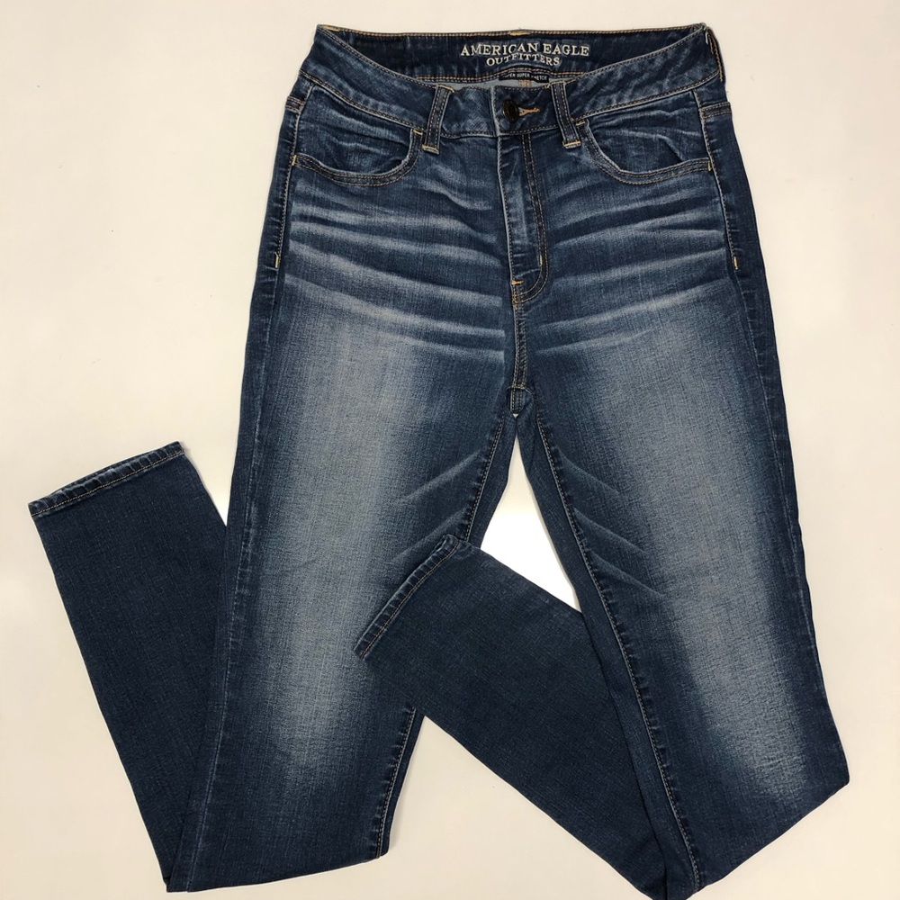 American eagle outfitters Jegging high rise jeans size 8 long